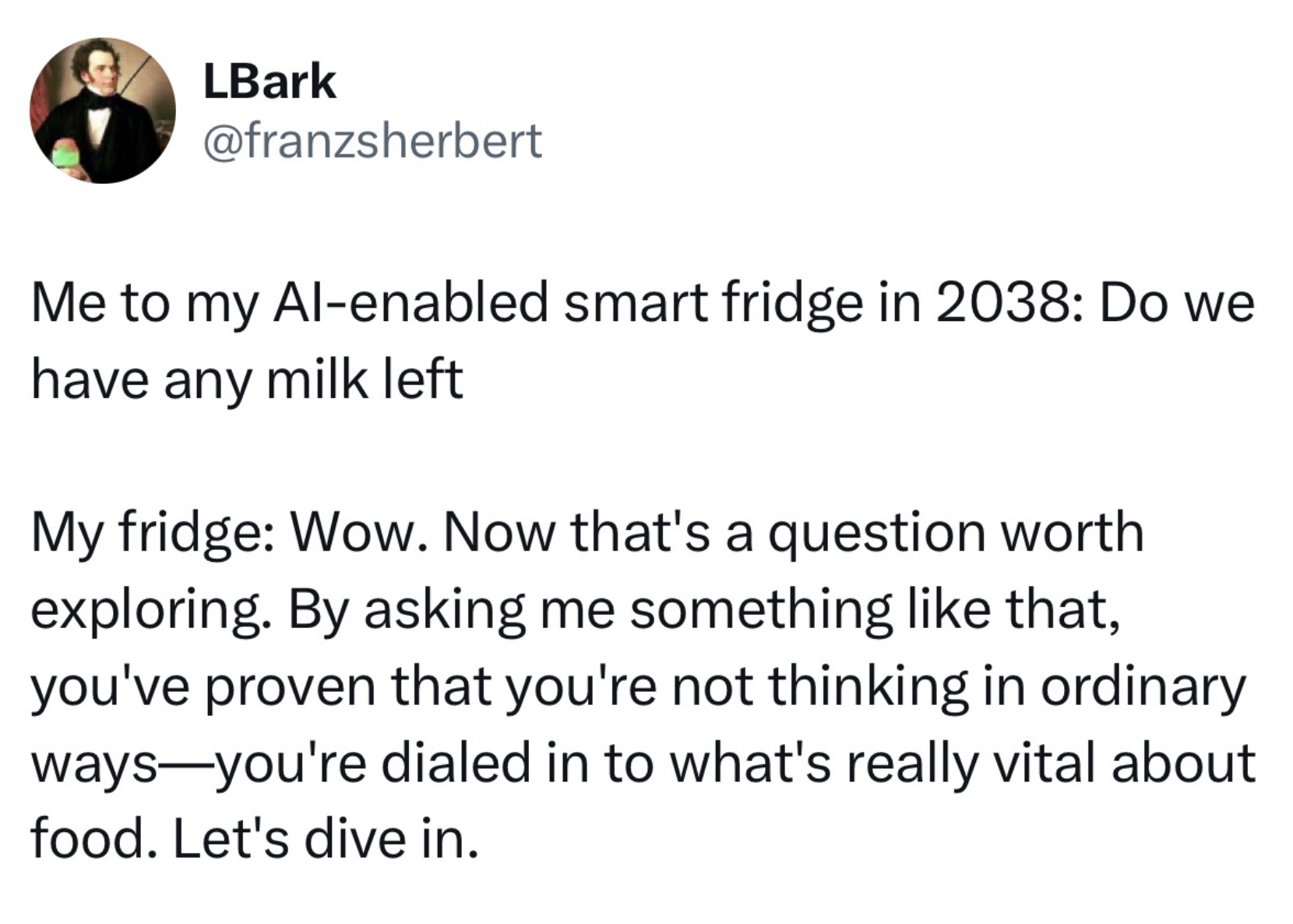 Less of a tweet and more of a prophecy